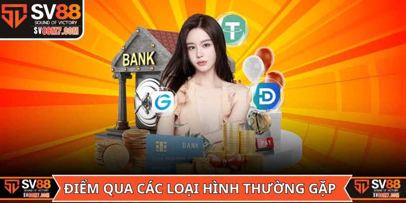 Điểm qua các loại hình thường gặp trong sảnh Đá Gà SV88